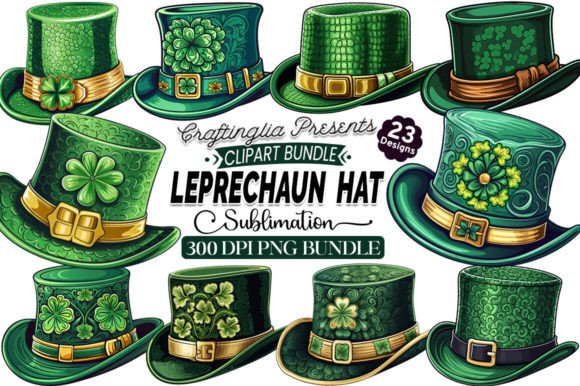 Embroidery Leprechaun Hat Sublimation
