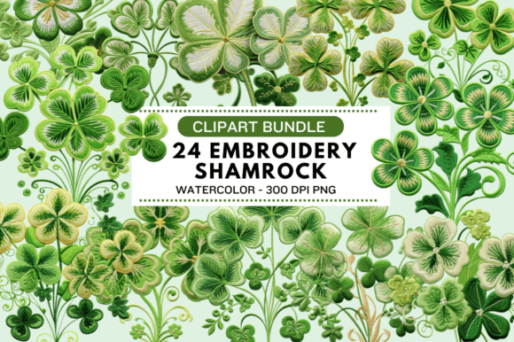 FREE Embroidery Shamrock Clipart Review