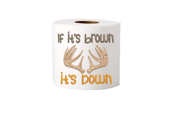Hunting Toilet Paper Embroidery Design