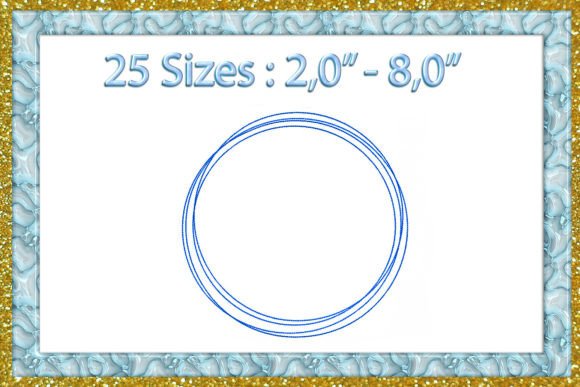 Monogram Frame Embroidery Design