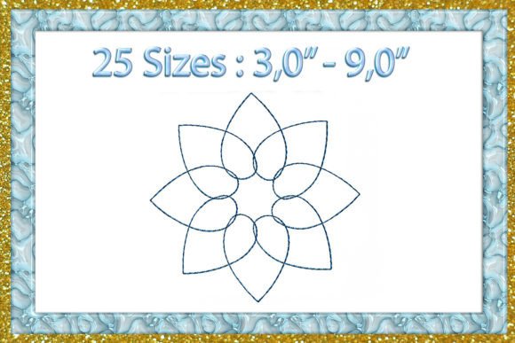 Quilting Swirls Embroidery Design