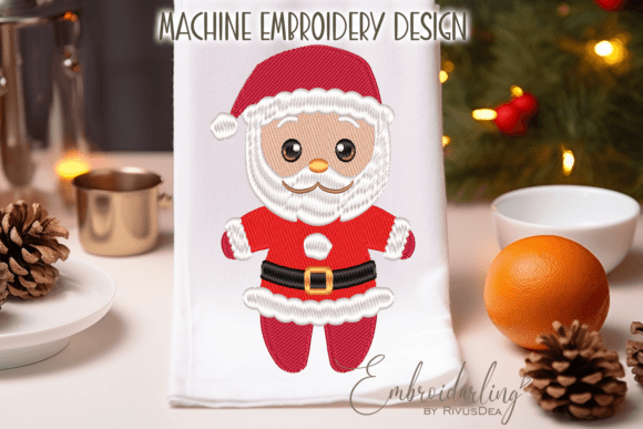 Santa Claus Embroidery Design